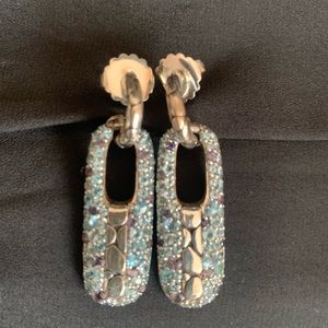 John Hardy Kali Silver Hoop Drop Earrings